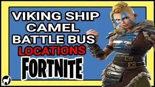 Fortnite Viking Ship, Camel, and Crash Battle Bus Locations | Season 6 Week 10 Challenge