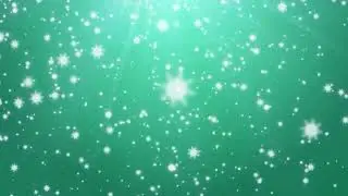 HD Animated Christmas Winter Falling White Snowflakes Overlay ❄