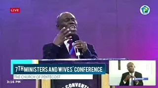 Holiness inside out declared COP on Ministers and Wives Conference 2020.Its all about Hebrews 12:14