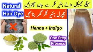 HOMEMADE HAIR DYE| Cover GREY HAIR Naturally |Natural Hair Dye| White Hair Treatment| I Natural Tips
