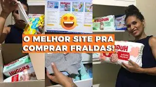 COMPRINHAS PARA O ENXOVAL DO BEBÊ | ENCONTREI O MELHOR SITE PARA COMPRAR FRALDA BOA E BARATA