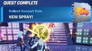 Collect Concert Coin - Fortnite