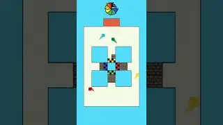 Break the walls to Win - Square Race #55 #squarerace #squareracegame #bouncingsquare