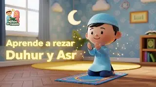 C&oacute;mo rezar Dhuhr y Asr paso a paso 🕌 | Oraci&oacute;n musulmana para ni&ntilde;os  #C&oacute;moRezarIslam