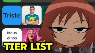 TIER LIST DOS YOUTUBERS QUE CONHE&Ccedil;O OU ASSISTO (ningu&eacute;m vai concordar comigo)