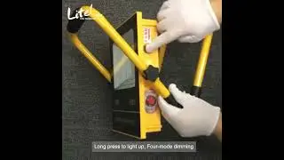 USB Rechargeable Flood Light Built in Led Battery Camping Lights for Hiking Emergency Car Repairing