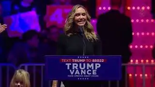 Lara Lea Trump address at the President Trump's Victory Rally #makeamericagreatagain