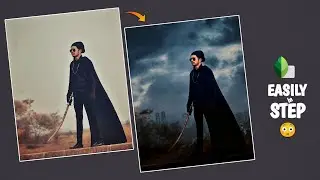 Sky Change Editing Tutorial in 2 Step || Snapseed Photo Editing - Ghaus Editz