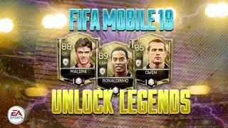 FIFA 18 MOBILE|| HOW TO COMPLETE *ALL* LEGENDS WITHOUT SPENDING MONEY OR BUYING PACKS!