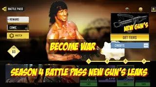 Cod mobile season 4 battle pass leaks / Cod mobile season 4 upcoming new gun's & Characters leaks