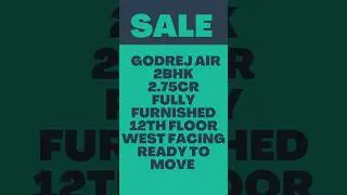✅ 2BHK Luxury Flat for Sale at Godrej Air | ₹2.75 Cr | Whitefield Bangalore | Fully Furnished