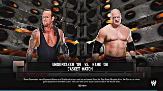 WWE 2K24 Undertaker vs Kane Casket ⚰️FULL MATCH GAMEPLAY