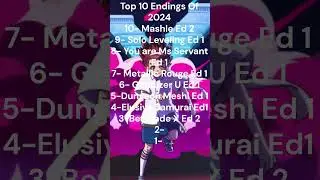Top 10 Anime Endings Of 2024