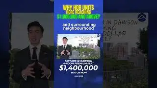 💸$1,000,000+  HDB Flat Unit pt 1  #realestate #singapore #shorts