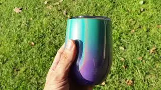 CHILLOUT LIFE 12 oz Stainless Steel Wine Tumbler - Mermaid