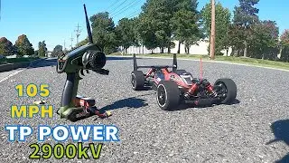 Arrma Typhon 6s 105 mph on 6s HRB lipo 2900kv TP killmode x-spec new set up