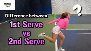 How Hard Should You Hit The 2nd Serve? ft. Coach Ana
