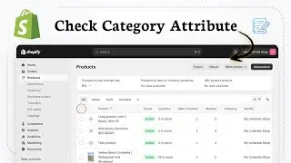 Как массово классифицировать товары по типам в Shopify (систематическая классификация)