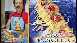 SPAGHETTI ALLA BOTTARGA DI TONNO E CILIEGINO.