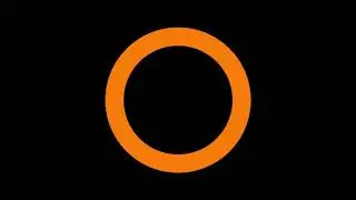 10 UUR SWART LIG MET ORANJE LIGTING, WITLIGE SIRKEL, ORANJE LIGTING VIR U VIDEO'S