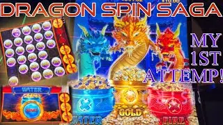 DRAGON SPIN SAGA SLOT MACHINE 🎰 MY FIRST TIME EVER PLAYING THIS GAME HERE WHAT HAPPENED!! 🔥💧🐲🐉
