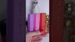 #fentybeauty Gloss Bomb Stix High-Shine Gloss Stick. Icy amethyst, flamingo fling, c u in maui