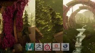 How to Make a Stylized Outdoor Environment - 3D Course Preview