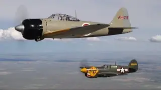 Классические дуэли - Curtiss P-40 Warhawk против Mitsubishi A6M Zero-Sen