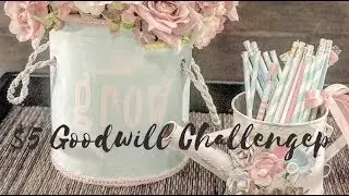 SHABBY CHIC DECOR | $5 GOODWILL CHALLENGE | OLD WORLD HOME