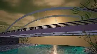 Serio Arch Bridge 3D Model