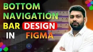 Bottom Navigation Bar in Figma | Figma Free Tutorials