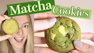Matcha Cookies! (Green Tea Cookie Recipe)