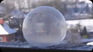 Zamrzání bublinek při - 17°C