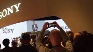 Sony CEO Kazuo Hirai Talks At Constipated CES 2016 Press Event #CES2016