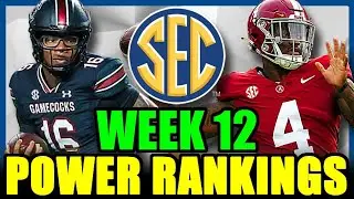 SEC Power Rankings - Week 12