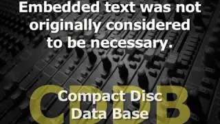 Текстовая информация о CD