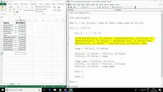 9.3 Excel VBA - Sorting Birthdays