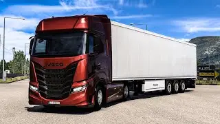 Scenic Driving on the Greece Roads with IVECO S-Way | Euro Truck Simulator 2 - Gameplay 4K