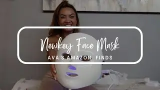 AMAZON FIND - NEWKEY Led Face Mask Light Therapy |  for someone who wants to elevate their regimen!
