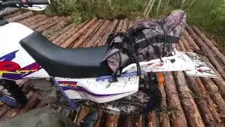 Ямаха ТТ 250R RAID в движении