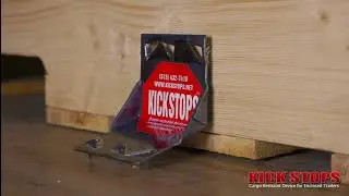 Kick Stops&trade; Cargo Restraint Device for Enclosed Trailers