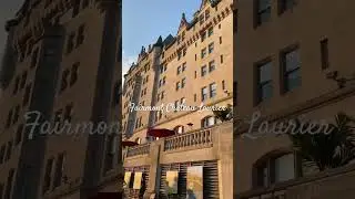 Epic Castle 🏰 Fairmont Ch&acirc;teau Laurier || #Hotel #ottawa 🇨🇦 #shorts