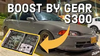 Subiendo un poco más el boost en mi Honda Civic turbo - Boost by gear s300