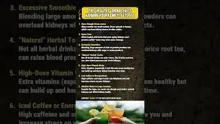 The &ldquo;Healthy&rdquo; Drink That&rsquo;s Harming Your Kidneys After 60 #oldsoulalmanac #shorts