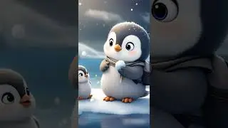 Meet Pingu the Baby Penguin! 🐧❄️ #penguin #cute #funny