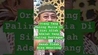 Siapapun Itu, Harganya Ada Di Ketaqwaan Bukan di Nasab, #profzahro #nasabbaalawi #nahdatululama