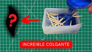 Como hacer un collar de resina epoxica