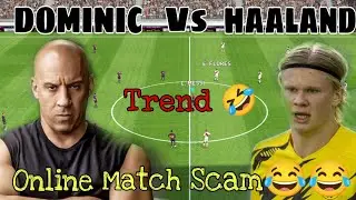 DOMNIC VS HAALAND🤯 IN ONLINE MATCH😂😂||PES 2021 MOBILE