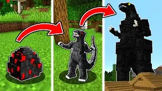 GODZILLA LEBENSZYKLUS in Minecraft - Vom BABY zur BESTIE