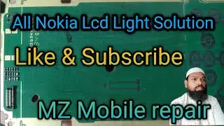 Nokia 206 All Nokia lcd light problem solution | Lcd Light Jumpering | MZ Mobile Repair